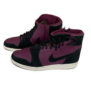 Nike Air Jordan Retro 1 High Rebel XX Women's Bordeaux Black AR5599 600 Size 9.5